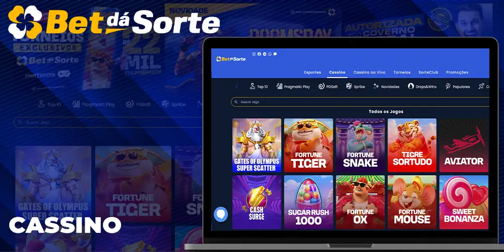 Bet dá Sorte tipos de jogos Cassino