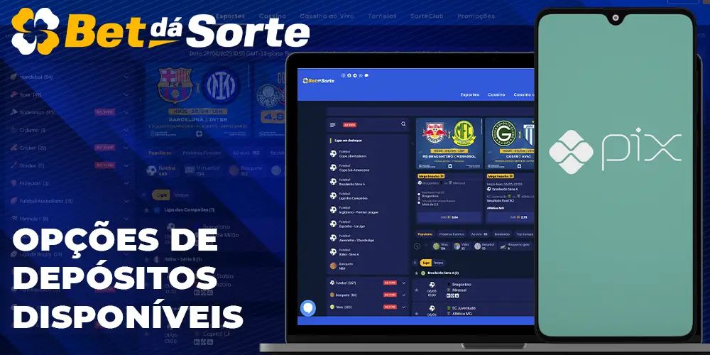 Depósitos disponíveis na Bet dá Sorte