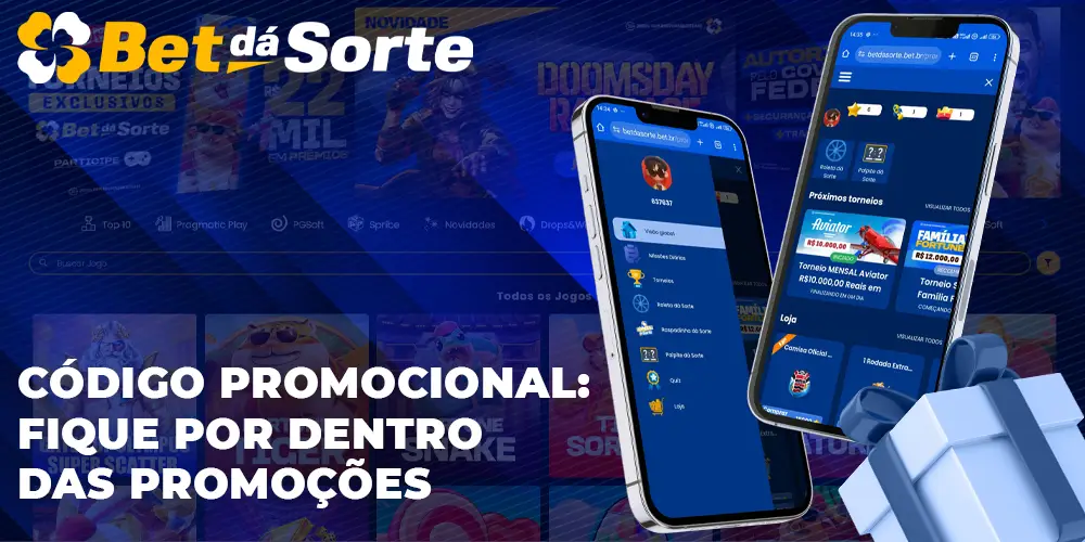 Código promocional de revisão Bet dá Sorte