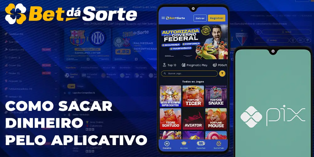 Sacar dinheiro pelo aplicativo Bet dá Sorte