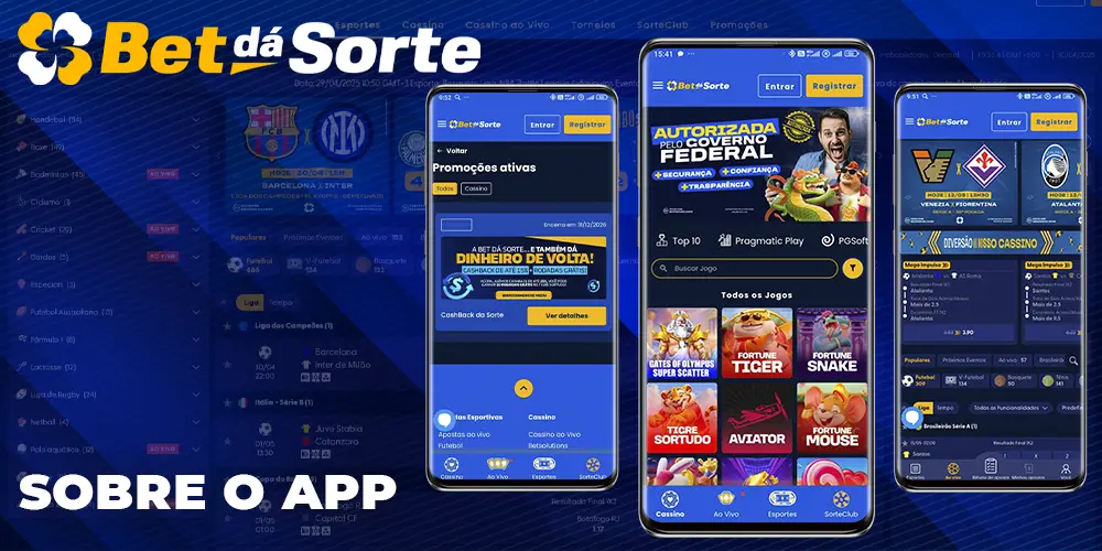 Sobre o aplicativo Bet dá Sorte
